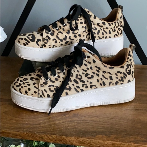 halogen cheetah sneakers